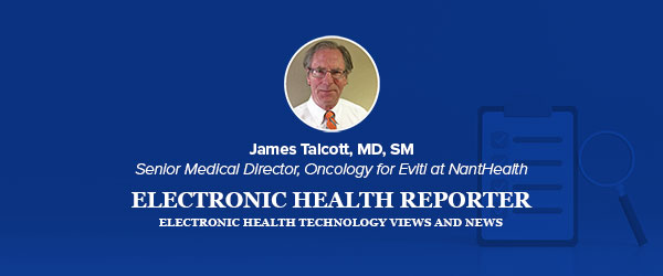 Dr. James Talcott Electronic Health Reporter Earned Media Article