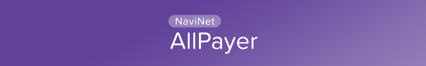 NaviNet AllPayer Logo with purple background