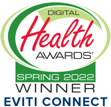 Digital Health Award Winner Spring 2022 Badge for Eviti Connect